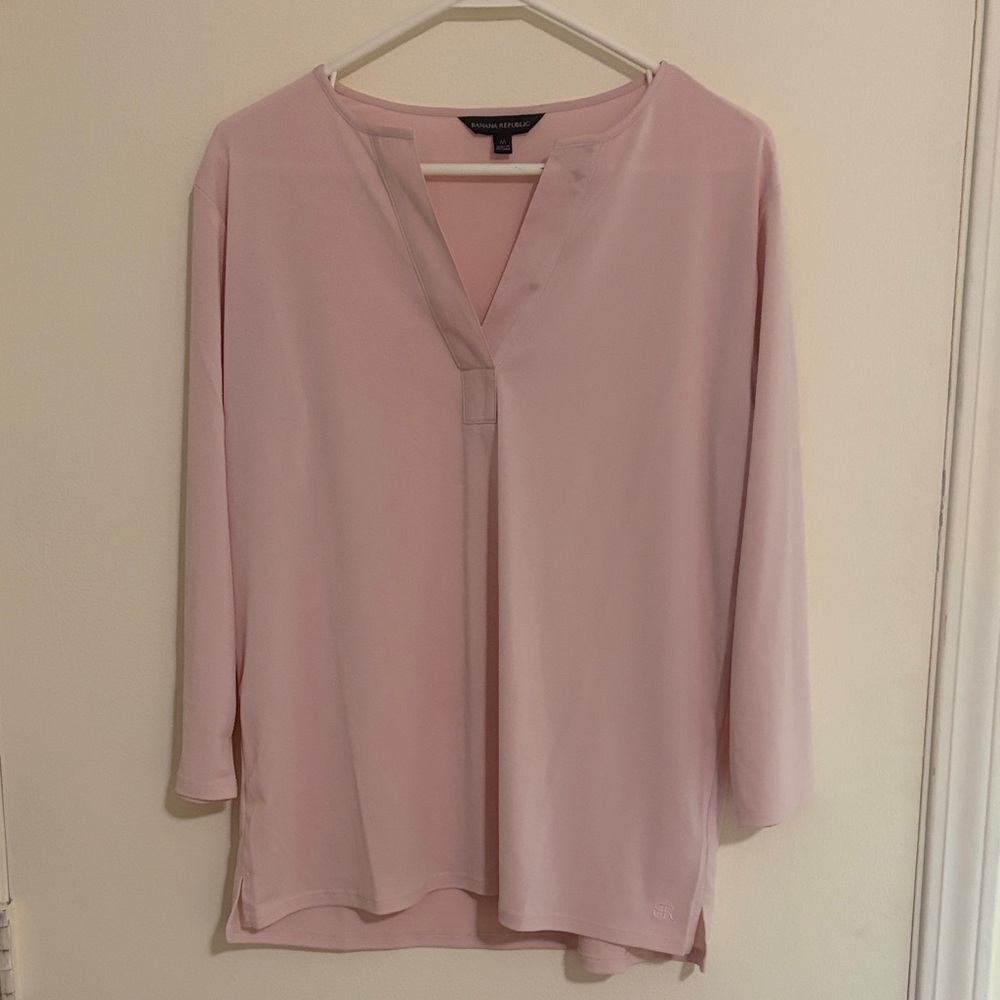 Banana Republic Soft Pink Blouse